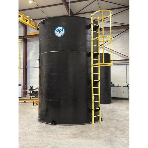 Prix Cuve de stockage cylindrique plastique jusqu'à 50 m3