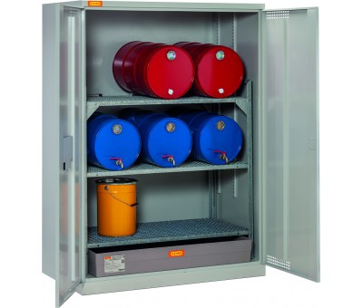 Achat Armoire à fûts acier de stockage intérieur - fûts 60 ou 200 litres