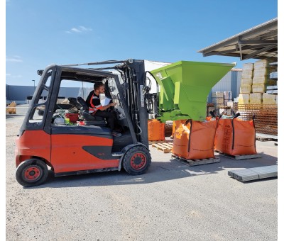 Vente Godet remplisseur de big bag à trappe hydraulique GB (GOUBARD)