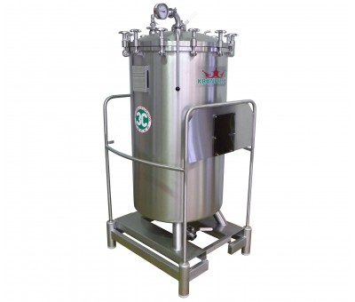 Cuve à cône de poussée pour vidange intégrale* KRONPRESS