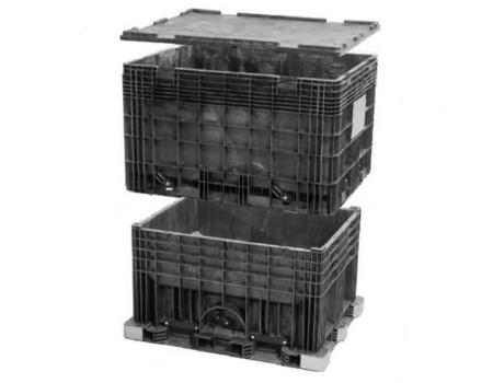 Achat Caisse conteneur plastique pour le vrac à trappe de vidange