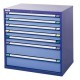Armoire de rangement 7 tiroirs