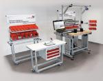 Desserte d'atelier roulante ergonomique sur mesure - PHOENIX MECANO