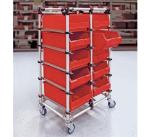 Chariot Kanban tubulaire pour transport de bacs - PHOENIX MECANO
