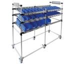 Rayonnage dynamique LEAN mobile pour bord de ligne RK - PHOENIX MECANO