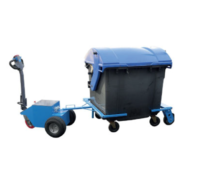 Achat Base roulante tractable pour conteneur poubelle 4 roues