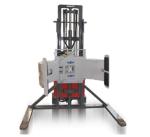 Gerbeur électrique à pince de retournement pour bobine cylindre coil rouleau - TECHLIFT
