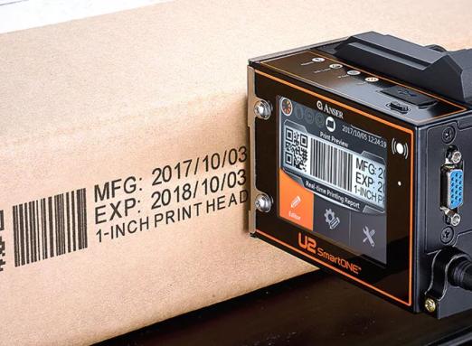 Machine de marquage jet d'encre grande hauteur haute résolution ANSER U2 SmartONE - ROBELMARK