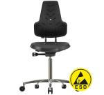 Siège ergonomique conducteur d'électricité WERKSTAR polyuréthane WS 8220 ESD - ERGOFRANCE