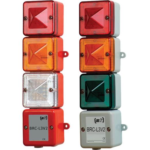 Boitier précâblé pour 3 feux flash ou led IP66 - BRC-L3V2 - ae&t