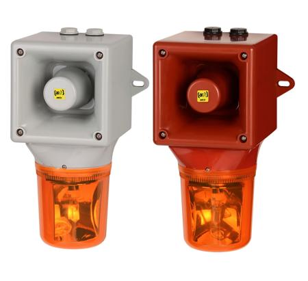 Combiné Feu tournant / sirène 113dB OPTASON® 64 sons - IP65 O530BTV2