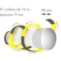 Achat Rouleau amortisseur de choc pour tuyau Amortiflex® fixation adhésive