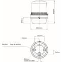 Devis Voyant led industriel fixe fond plat IP65 80xø60mm O200L
