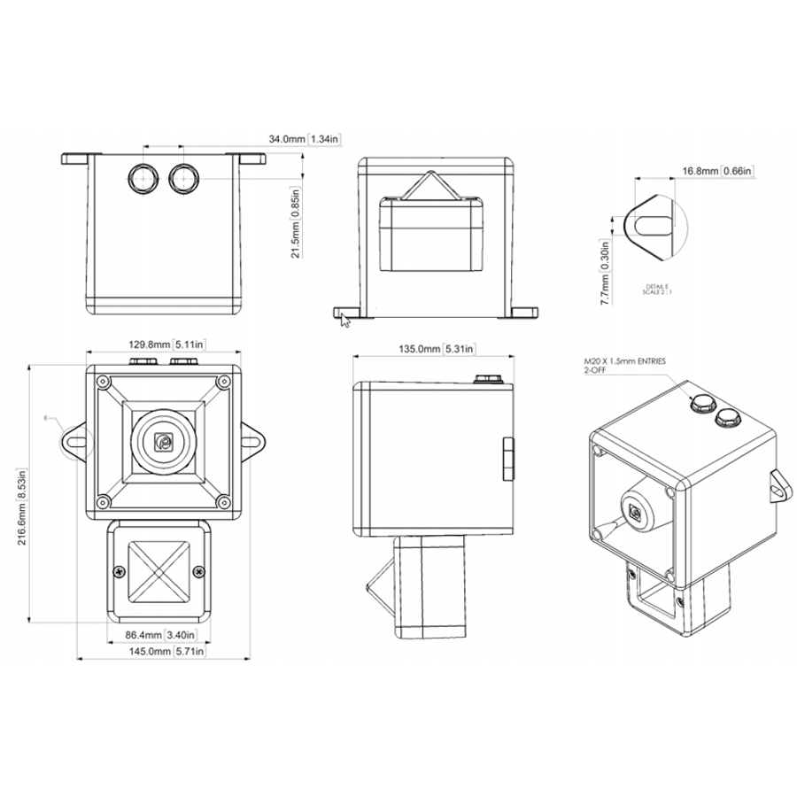 Vente Combiné de signalisation optique et sonore TONAFLASH® 113 dB TL105HV2 (ae&t)