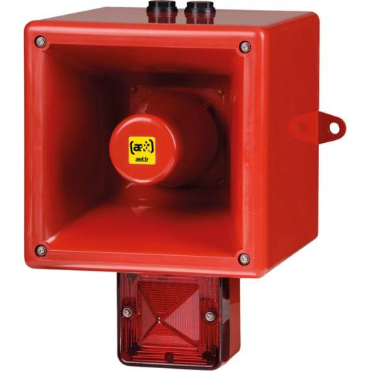 Combiné d'alerte industrielle - incendie - marine LED 124 dB 64 sons TL121HV2 - ae&t