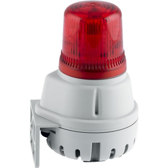 Combiné feu LED buzzer 100dB 3 sons à réglage volume IP65 F100BL