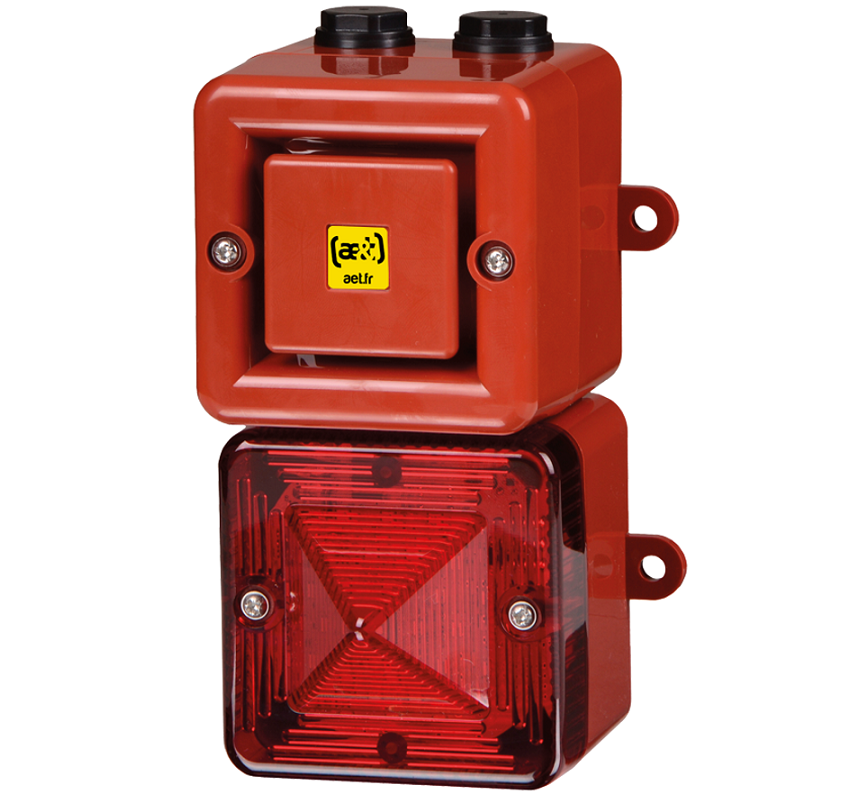 Combiné TONAFLASH® feu xénon 5J / sirène 110 dB 64 sons - IP66 TL100XV2 - ae&t