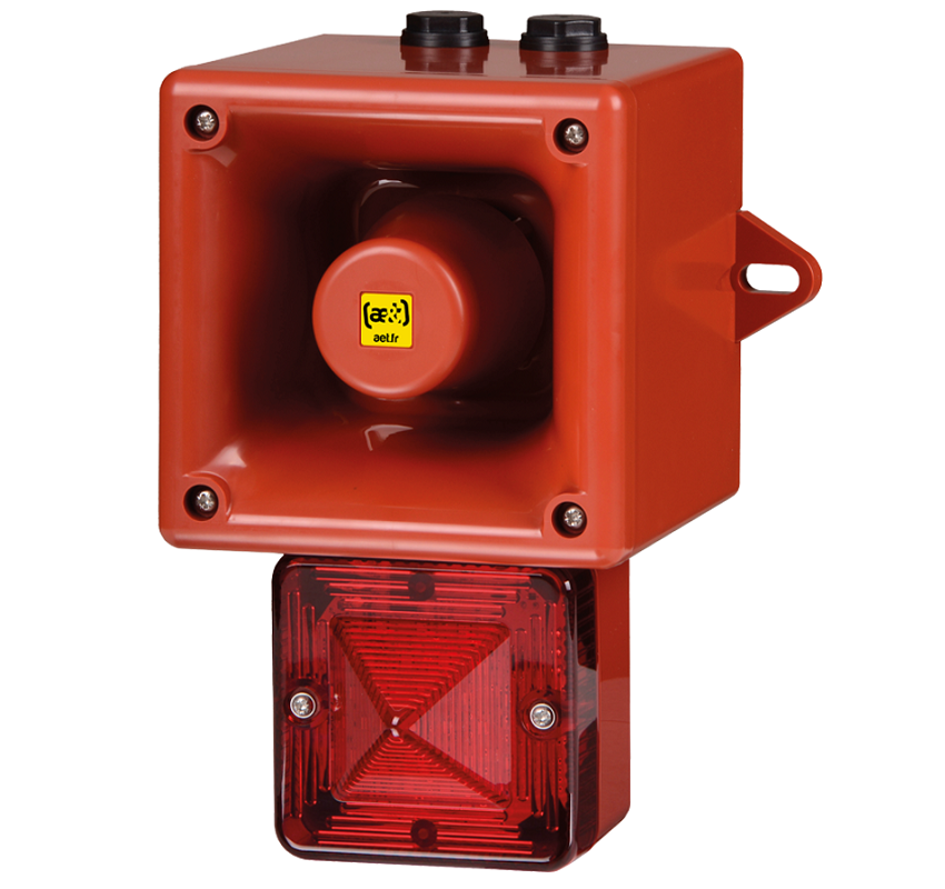 Combiné sirène + feu flash xénon 5J/113 dB 64 sons IP66 TONAFLASH® TL105XV2