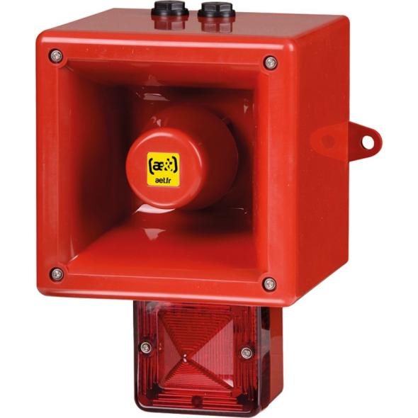 Avertisseur sirène + feu xénon 5J TONAFLASH® 120 dB  64 sons IP66 - TL112XV2