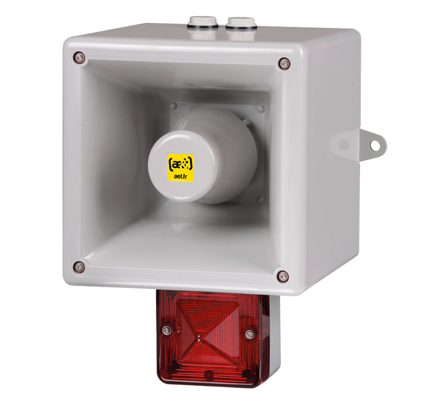 Achat Alarme industrielle TONAFLASH® xénon 5J et sirène 124 dB 64 sons - IP66 TL121XV2