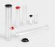 Tube plastique transparent à bouchon pour l'emballage BouchPack