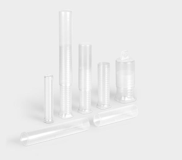 Tubes d'emballage plastique télescopiques réutilisables Telepack