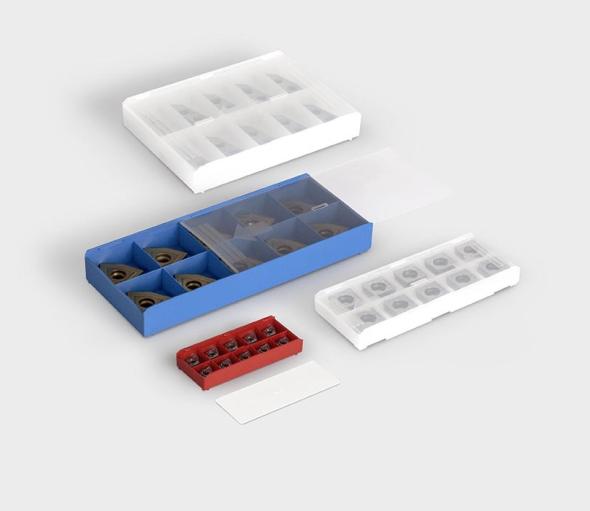Boite plastique compartimentée pour inserts carbure InsertBox