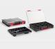 Mallette de rangement plastique à couvercle transparent RoseCassette - assortiment