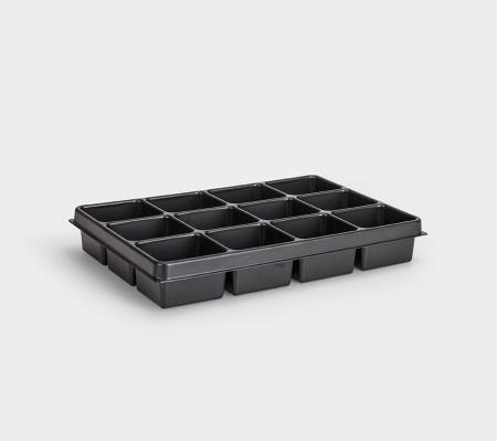 Prix Mallette de rangement plastique à couvercle transparent RoseCassette - assortiment