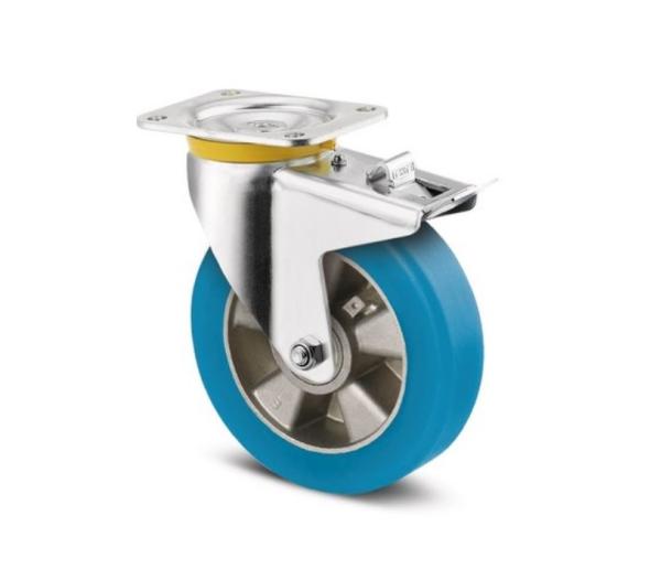 Comparateur Roulette acier polyuréthane Zeta + Ultratech 700-800 kg - Shore A 92 / A 75