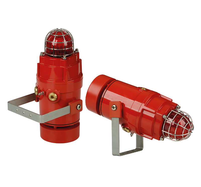 Combiné sonore et lumineux radial ATEX / IECEx 114dB 5J - IP66/67 - aluminium