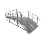 Rampe d'accès à plateforme pour le chargement de benne - alliage d'aluminium - Ref RAMPE SP-B - ABA ECHELLES