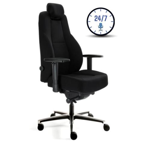 Fauteuil tissu B1 usage intensif 24/24 - ergonomique - SIEGES & COMPAGNIE