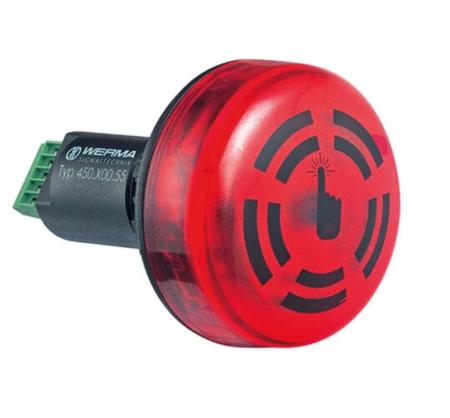 Mini combiné optique et sonore encastrable WERMA