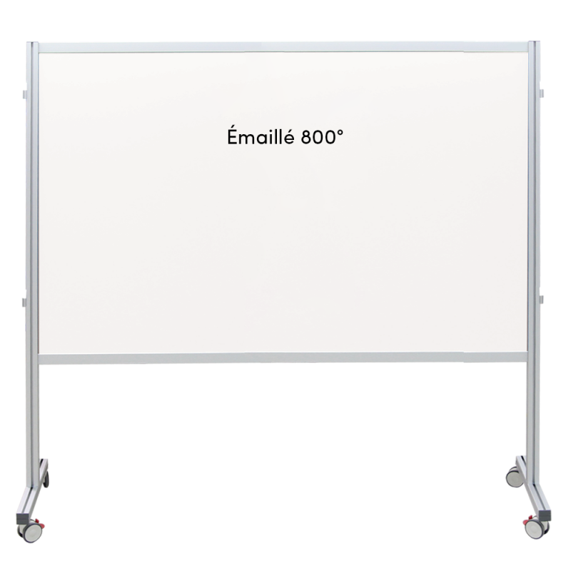 Panneau de communication mobile - support émaillé - écriture recto / verso - FACTOPSIS