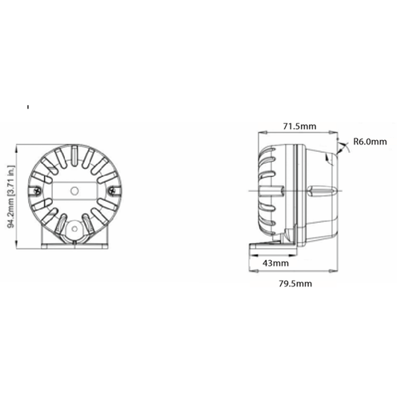 Achat Buzzer compact d'alerte sonore 100dB IP65