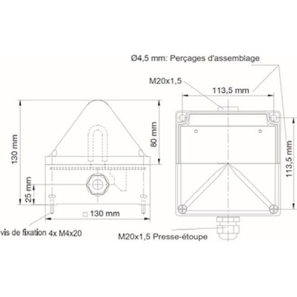 Devis Feu flash Quadro 10 à 13J IP66/67 pour conditions extrêmes