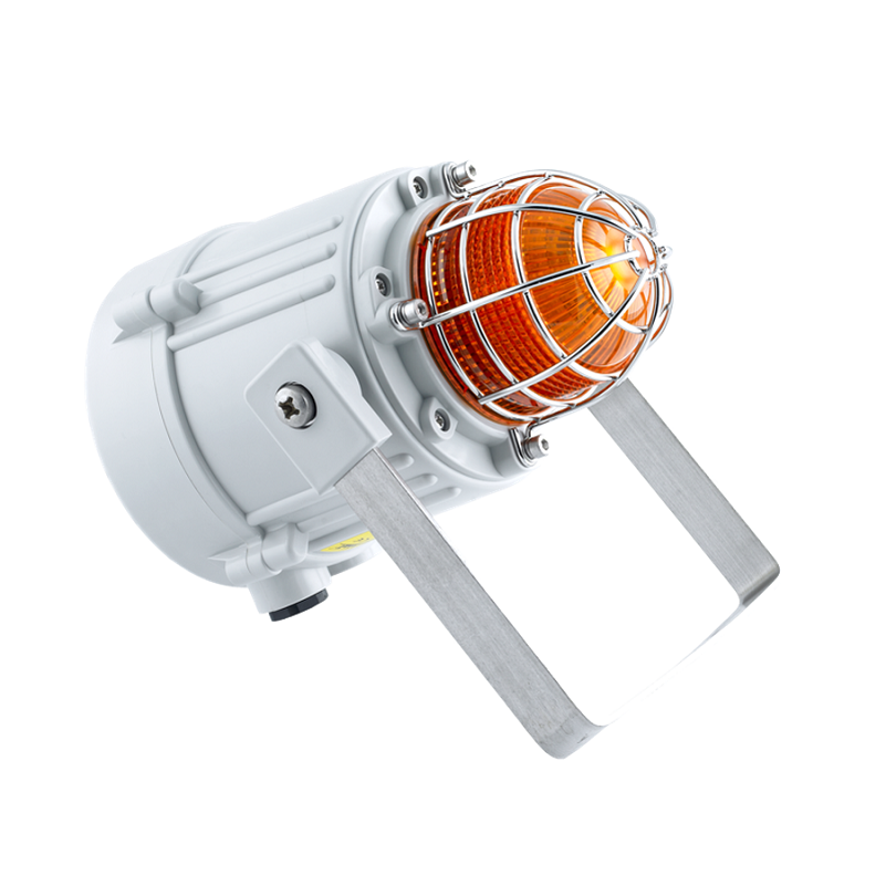 Feu LED IP66 / 67 avec grille protection et équerre de fixation