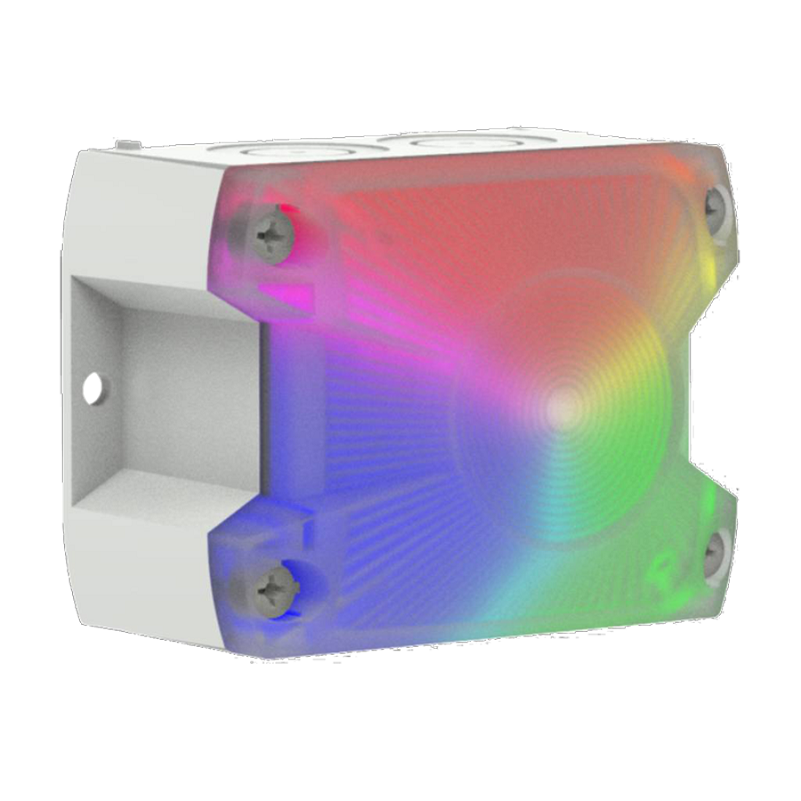 Feu à LED compact multimode fixe clignotant flash IP66