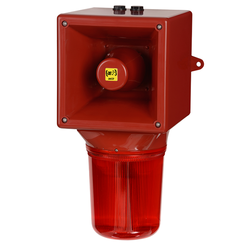 Combinés LED et alarme 113 à 124 dB OPTASON® 64 sons - IP65