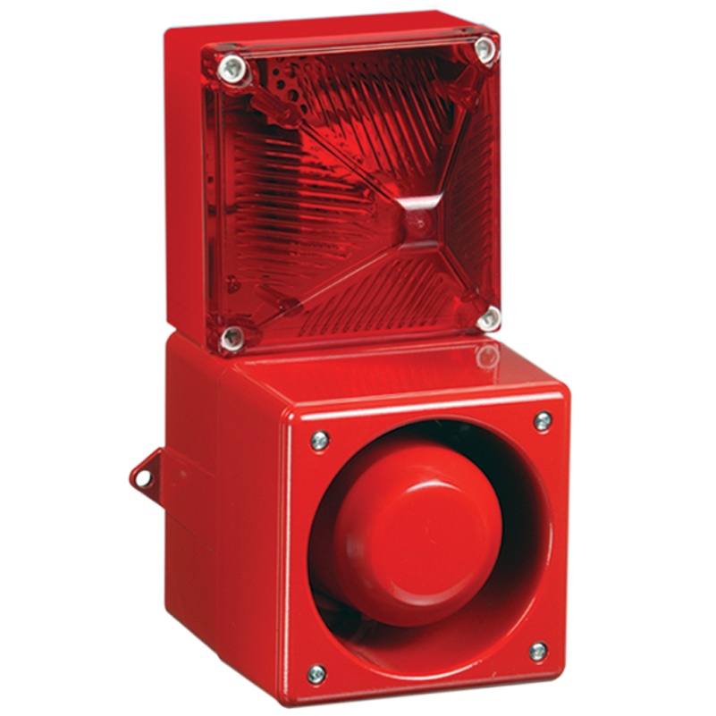 Combiné sirène 108dB feu flash 13J IP66/67 en fonte Aluminium - ae&t