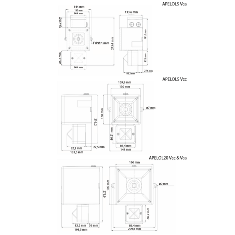 Achat Combiné vocal sonore 110dB flash 5J IP66 4 messages