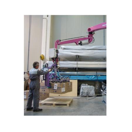 Bras de manutention ergonomique pour cartons et colis