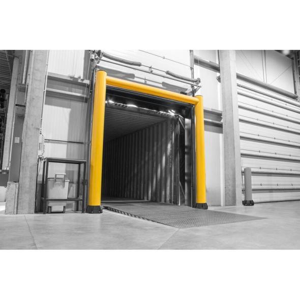Achat Portique anti choc pour protection de porte industrielle