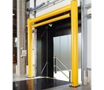 Portique anti choc pour protection de porte industrielle - BOPLAN