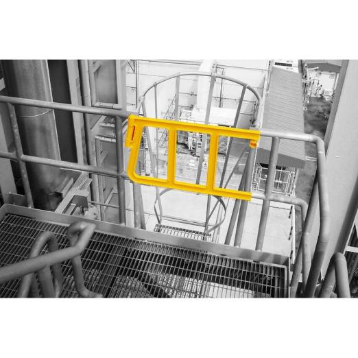 Portillon de sécurité pour échelle à crinoline - modèle double - BOPLAN