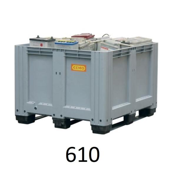 Devis Box logistique plastique gerbable 280 à 610 litres