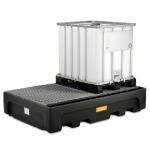 Bac de rétention CUBI-PE 1100/2 polyéthylène 100 % recyclable - CEMO FRANCE