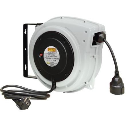 Enrouleur automatique câble électrique 230V 15m