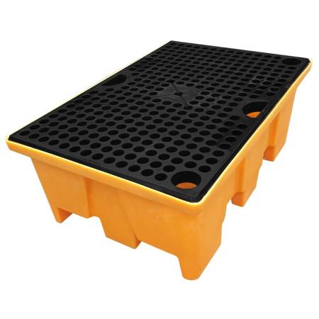 Achat Bac de rétention 2 fûts à 4 entrées 240 litres